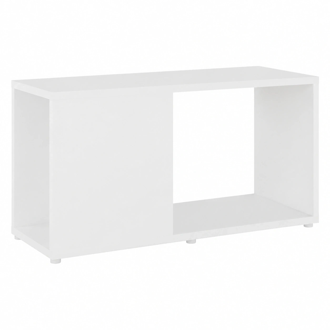 Moderner TV-Schrank aus Holzwerkstoff, Weiß, 60x24x32cm