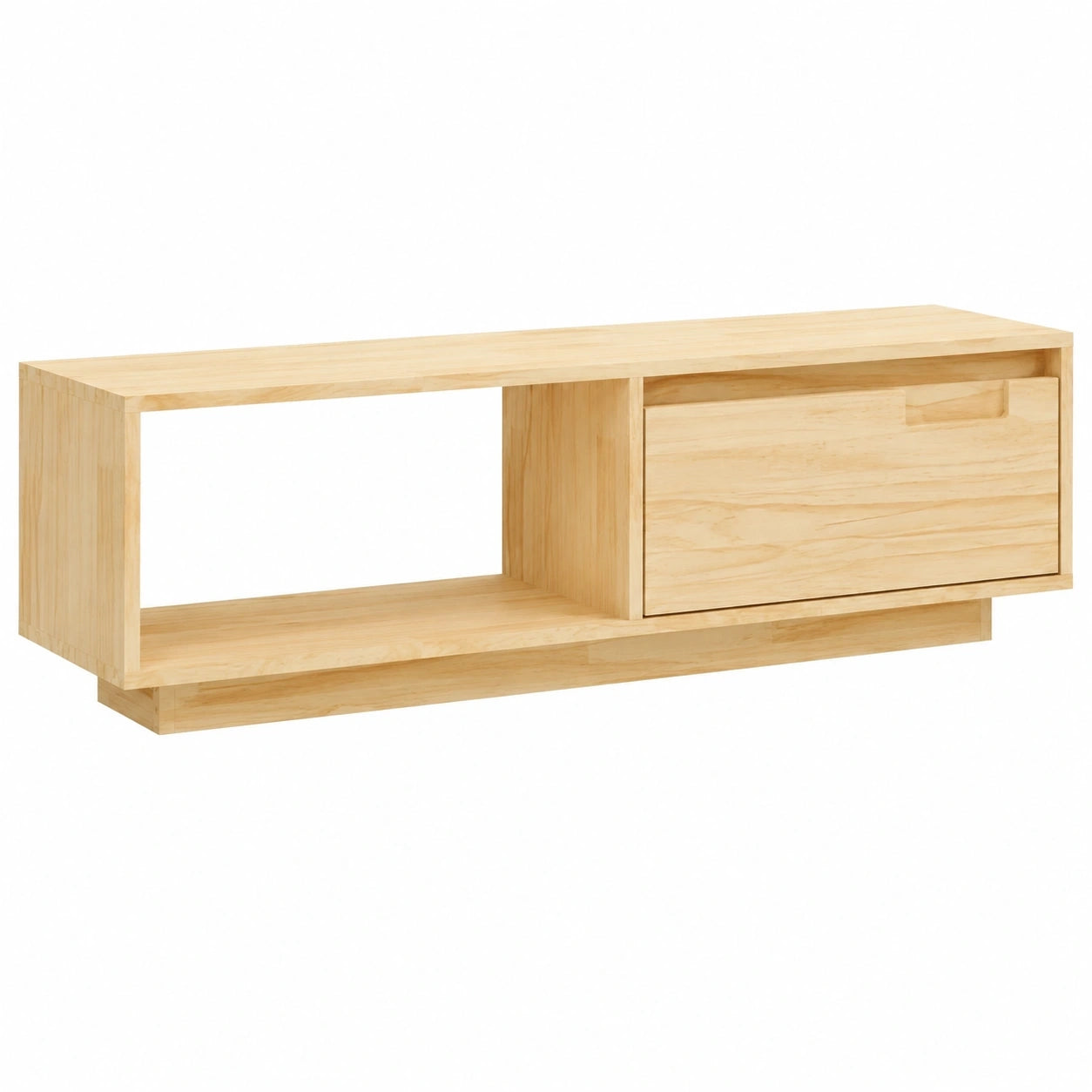 Robustes Kiefernholz-TV-Lowboard für Ihr Wohnzimmer, 110x30x33,5cm