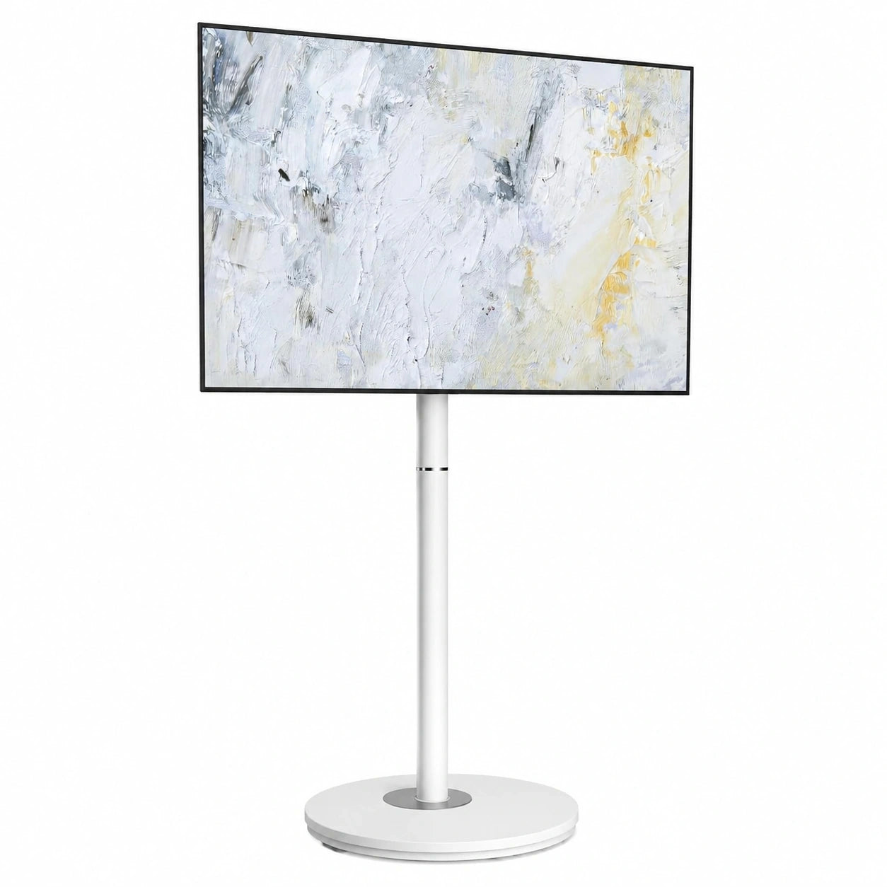 Mobiler TV-Ständer mit Rollen für 32-65 Zoll Fernseher - Höhenverstellbar, Modern & Minimalistisch