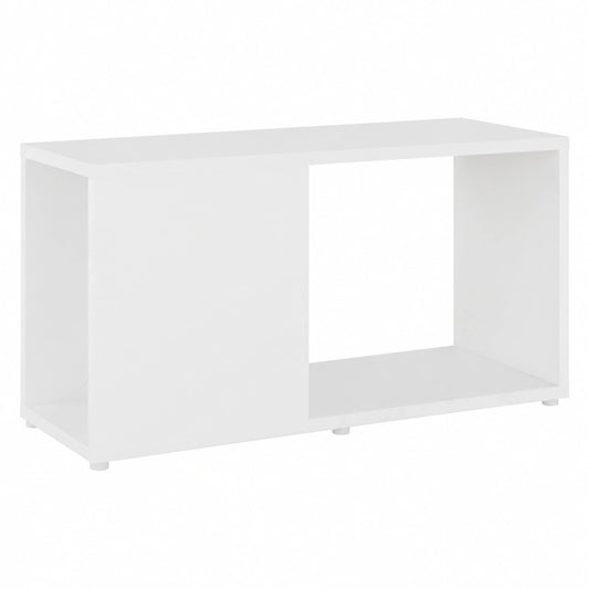 Moderner TV-Schrank aus Holzwerkstoff, Weiß, 60x24x32cm