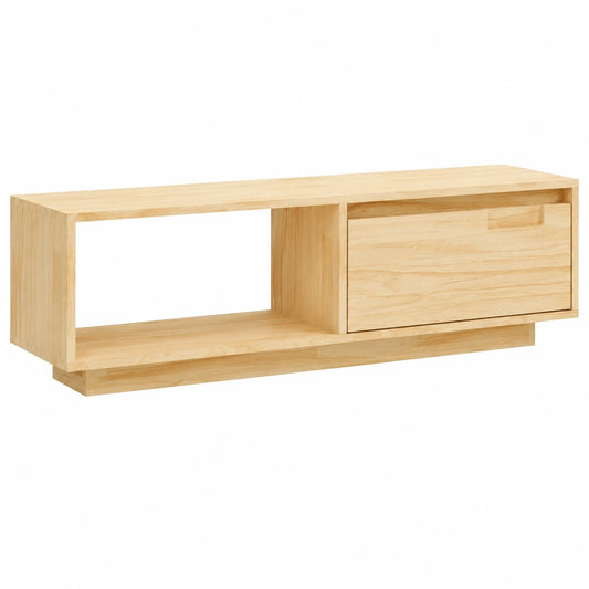 Robustes Kiefernholz-TV-Lowboard für Ihr Wohnzimmer, 110x30x33,5cm