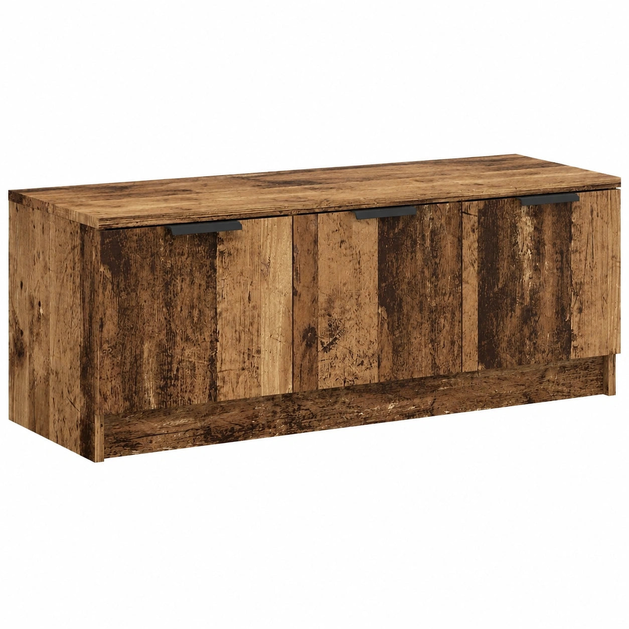 vidaXL Fernsehtisch im Altholz-Stil, 102x35x36,5 cm, Holzwerkstoff