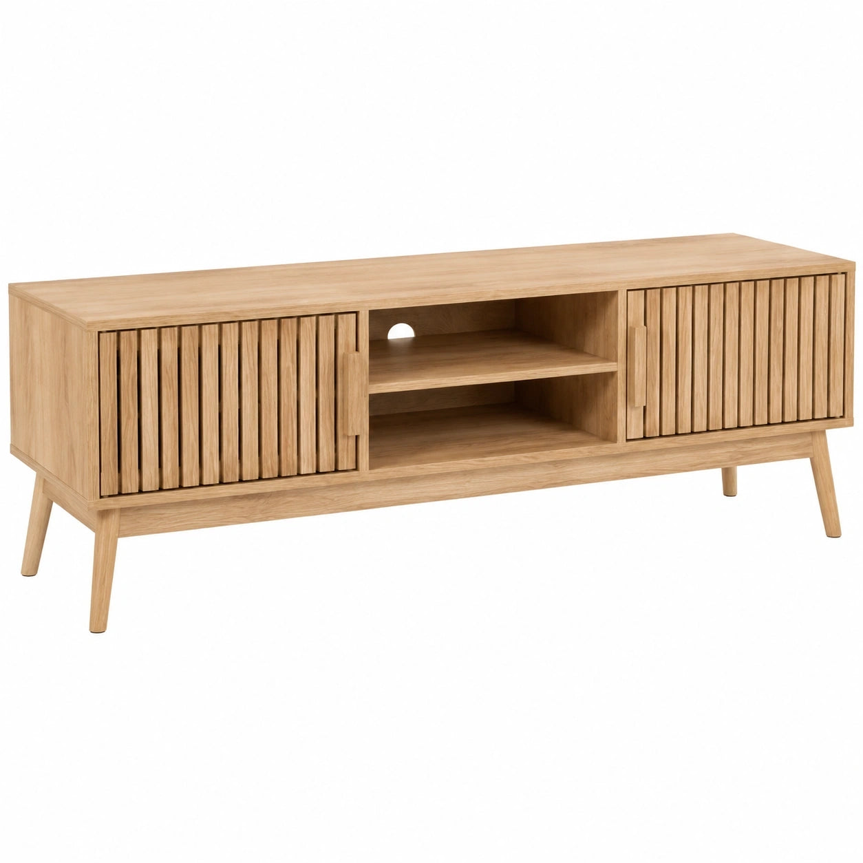 Moderner TV-Schrank Klaus, Home Deco Collection, 117x48x40 cm, Braun